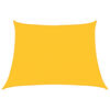 vidaXL Voile d'ombrage 160 g/m&sup2; trap&egrave;ze jaune 4/5x3 m PEHD