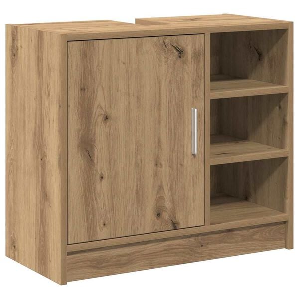 vidaXL Cabinet de salle de bain Ch&ecirc;ne artisanal 63 x 29 x 55 cm