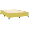 vidaXL Cadre de lit sans matelas vert 140x190 cm tissu