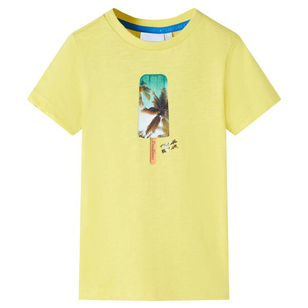 T-shirt pour enfants jaune 104