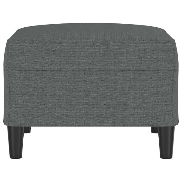 vidaXL Repose-pied Gris fonc&eacute; 70x55x41 cm Tissu