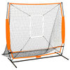 vidaXL Filet d'entra&icirc;nement baseball multisport Noir 174x76x158,5 cm