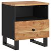 vidaXL Tables de chevet 2 pcs Bois d'acacia solide et d'ing&eacute;nierie