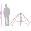 vidaXL Tente de camping &agrave; d&ocirc;me 2 personnes bleu imperm&eacute;able