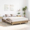 vidaXL Cadre de lit sans matelas ch&ecirc;ne artisanal 100x200 cm