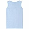 D&eacute;bardeur enfant bleu doux m&eacute;lang&eacute; 92