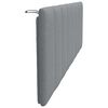 vidaXL Coussin de t&ecirc;te de lit Hanko gris clair 160 cm tissu
