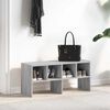 vidaXL &Eacute;tag&egrave;re &agrave; chaussures empilable sonoma gris 89,5x30x40 cm