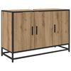 vidaXL Ensemble de mobilier de salle de bain 3 pcs Ch&ecirc;ne artisanal