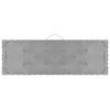vidaXL Coussins de plancher de palette lot de 3 Gris Coton