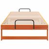 vidaXL Cadre de lit Marron 90 x 220 cm Pin massif