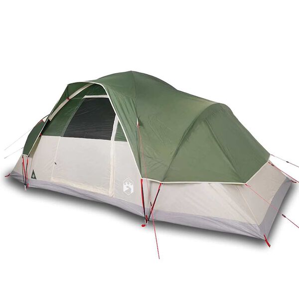 vidaXL Tente familiale &agrave; d&ocirc;me 9 personnes vert imperm&eacute;able