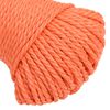 vidaXL Corde de travail Orange 6 mm 25 m Polypropyl&egrave;ne