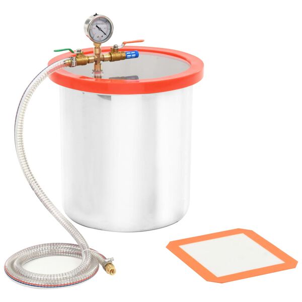 vidaXL Chambre sous vide Acier inoxydable 18,9 L
