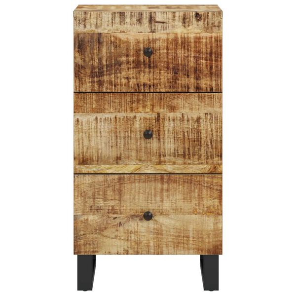 vidaXL Buffet avec 3 tiroirs 40x33,5x75 cm bois massif de manguier