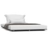 vidaXL Cadre de lit sans matelas gris 150x200 cm bois de pin massif