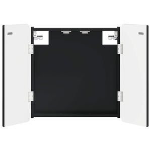 vidaXL Cabinet pour cible ZWOLLE Noir 52,5 x 10,5 x 57,5 cm