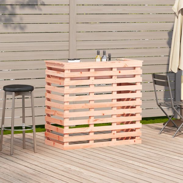 vidaXL Table de bar d'ext&eacute;rieur 113,5x50x103 cm bois massif de douglas
