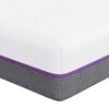 vidaXL Matelas Blanc et Gris 120 x 200 cm Tissu jacquard