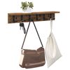 vidaXL Porte-manteau mural Bois ancien 60 x 10,5 x 10,5 cm