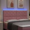 vidaXL T&ecirc;te de lit LED Rose 180 cm Cuir synth&eacute;tique