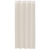 vidaXL Rideaux en voile avec &oelig;illets 2 pcs cr&egrave;me 140x225 cm
