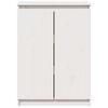 vidaXL Buffet Blanc 60x36x84 cm Bois de pin massif