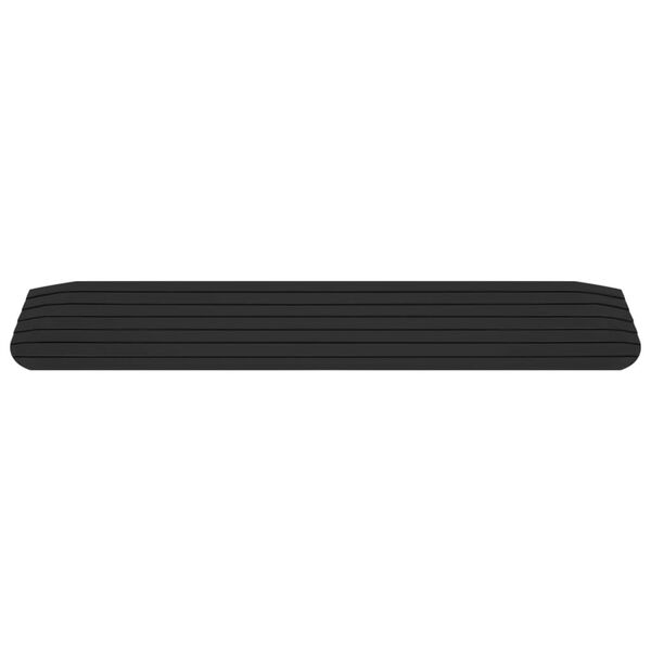 vidaXL Rampe de seuil 110x21x2,5 cm Caoutchouc