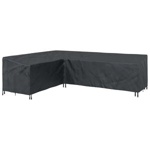 vidaXL Housse pour meubles Noir 286 x 222 x 80 cm