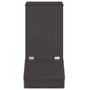 vidaXL Distributeur de porcs Noir 55 x 38 x 76 cm Acier Lamin&eacute; &agrave; Froid