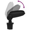 vidaXL Accoudoir de voiture noir 12x31x(29,5-47) cm ABS