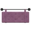 vidaXL T&ecirc;te de lit suspendue Pourpre 110 x 55 x 5 cm Velours