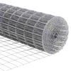 vidaXL Cl&ocirc;ture avec poteau Argent&eacute; 1 x 10 m Acier