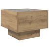 vidaXL Table basse ch&ecirc;ne artisanal 40 x 40 x 30 cm Bois d'ing&eacute;nierie
