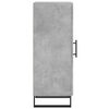 vidaXL Buffet Gris b&eacute;ton 34,5x34x90 cm Bois d'ing&eacute;nierie