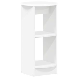 vidaXL Meuble d'appoint Blanc Bois d&rsquo;ing&eacute;nierie