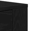 vidaXL Buffet Ch&ecirc;ne noir 240 x 33 x 70 cm Bois d'ing&eacute;nierie