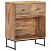 vidaXL Buffet Bois de teck recycl&eacute; 60x30x75 cm