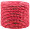 vidaXL Corde en Jute Rouge Jute 100% Tossa