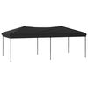 vidaXL Tente de r&eacute;ception pliable Noir 3x6 m