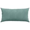vidaXL Coussins de canap&eacute; 2 pcs Vert Mer 80 x 40 cm