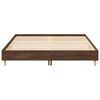 vidaXL Cadre de lit sans matelas ch&ecirc;ne marron 150x200 cm