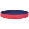 vidaXL Piscine pour Chien Rouge &Oslash;300 x 38 cm PVC &eacute;pais