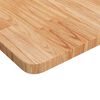 vidaXL Dessus de table carr&eacute; Marron clair50x50x2,5cm Bois ch&ecirc;ne trait&eacute;