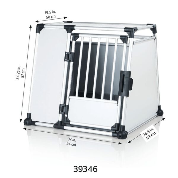 TRIXIE Bo&icirc;te de transport pour animaux de compagnie XL Aluminium