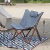 Bo-Camp Chaise de d&eacute;tente Bloomsbury L Gris