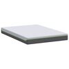 vidaXL Matelas Blanc et Gris 140 x 200 cm Tissu jacquard