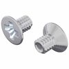 vidaXL Vis &agrave; t&ecirc;te frais&eacute;e 2 pc Argent&eacute; M4 x 6 mm Acier