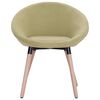 vidaXL Chaises &agrave; manger lot de 2 vert tissu