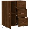 vidaXL Buffet ch&ecirc;ne marron 69,5x34x90 cm bois d'ing&eacute;nierie